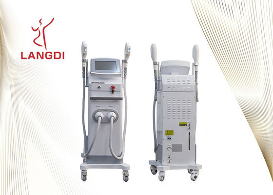 피부 회춘을 위한 백색 2 Handpiece Ipl 머리 제거 장치