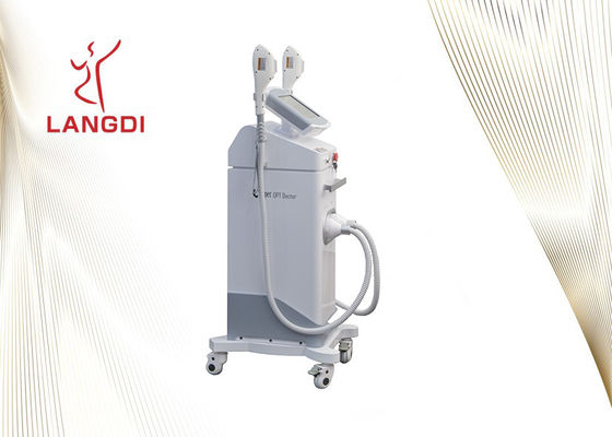 피부 회춘을 위한 백색 2 Handpiece Ipl 머리 제거 장치